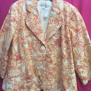 Gorgeous orange/yellow blazer